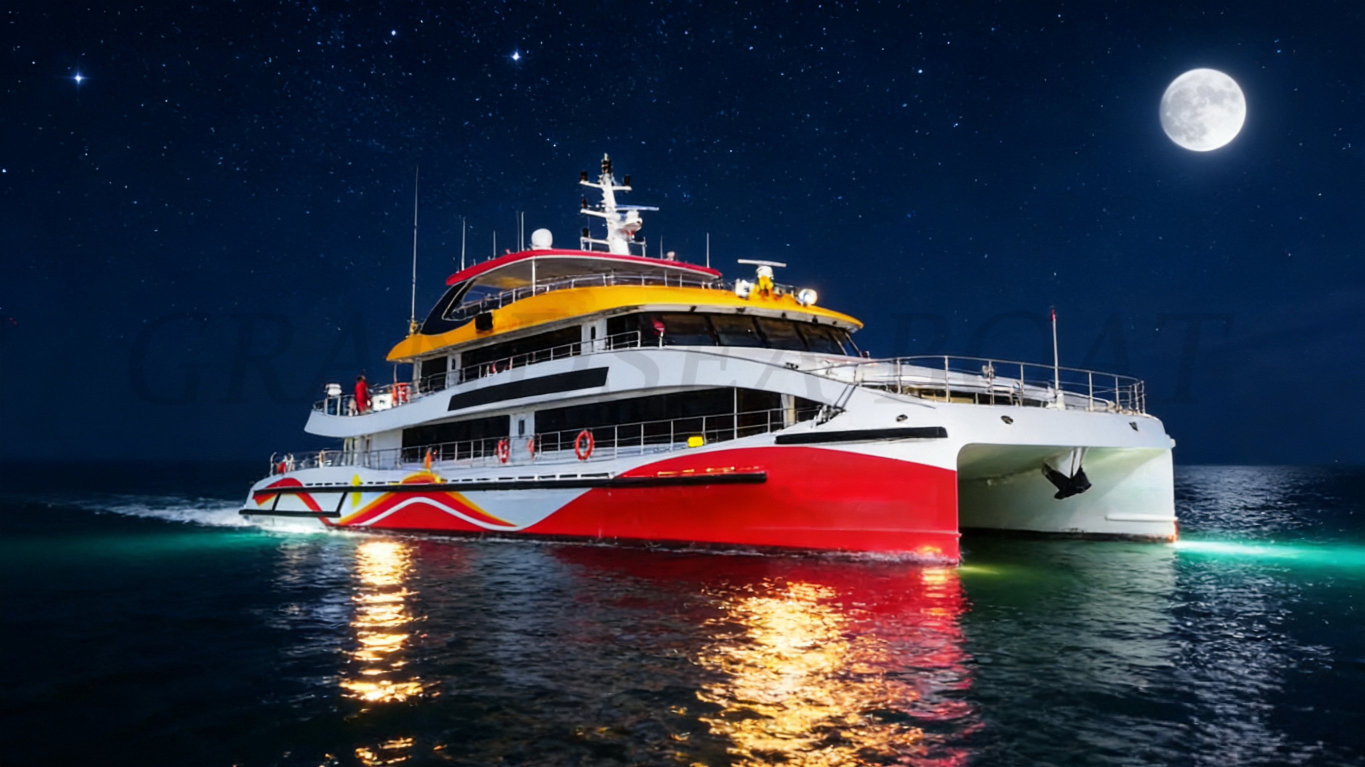 Grandsea 380 乘客 36米/118英尺双体渡轮出售