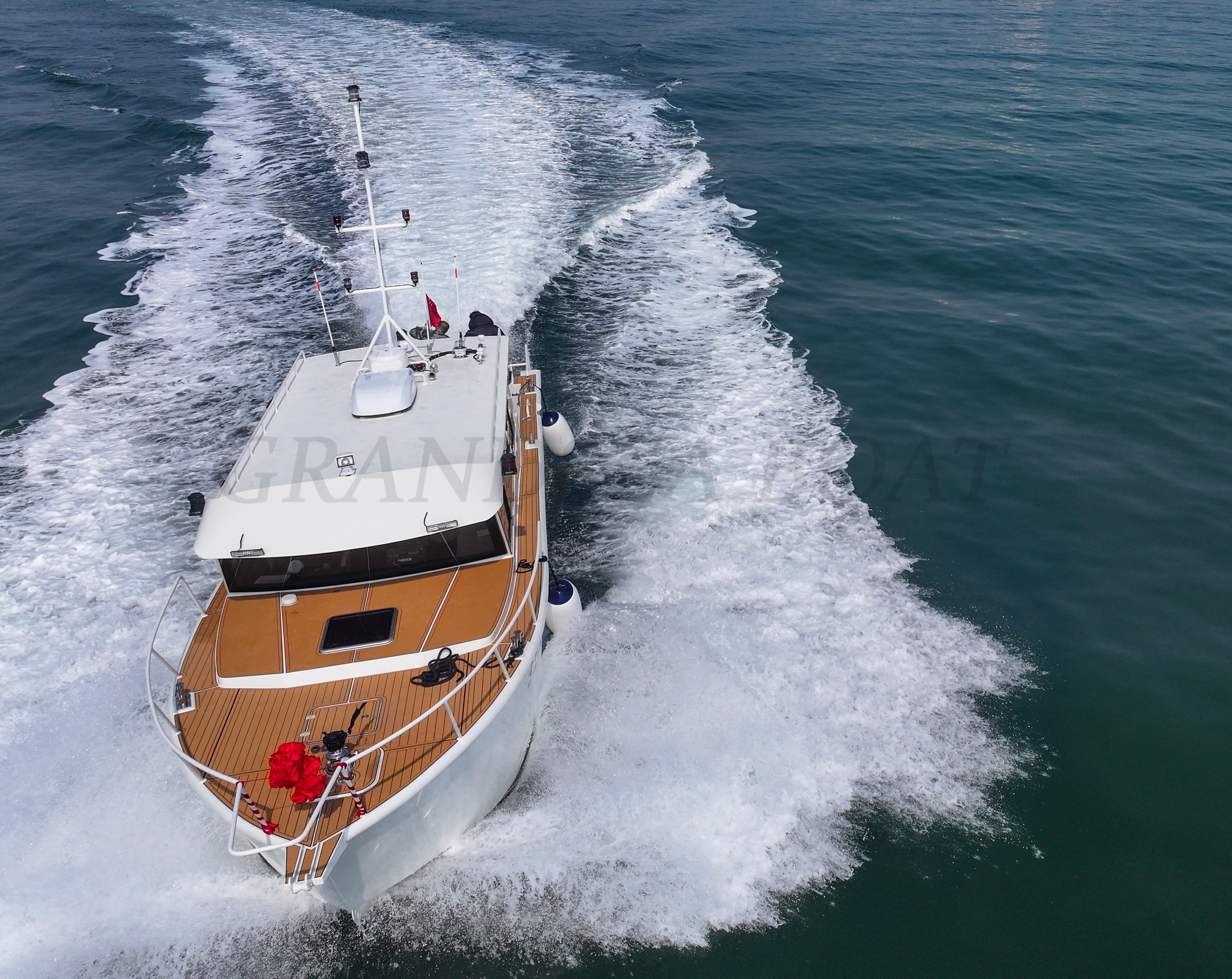 Grandsea 14.53m 铝制最佳休闲钓鱼船 全舱巡航运动型环绕式钓鱼船出售