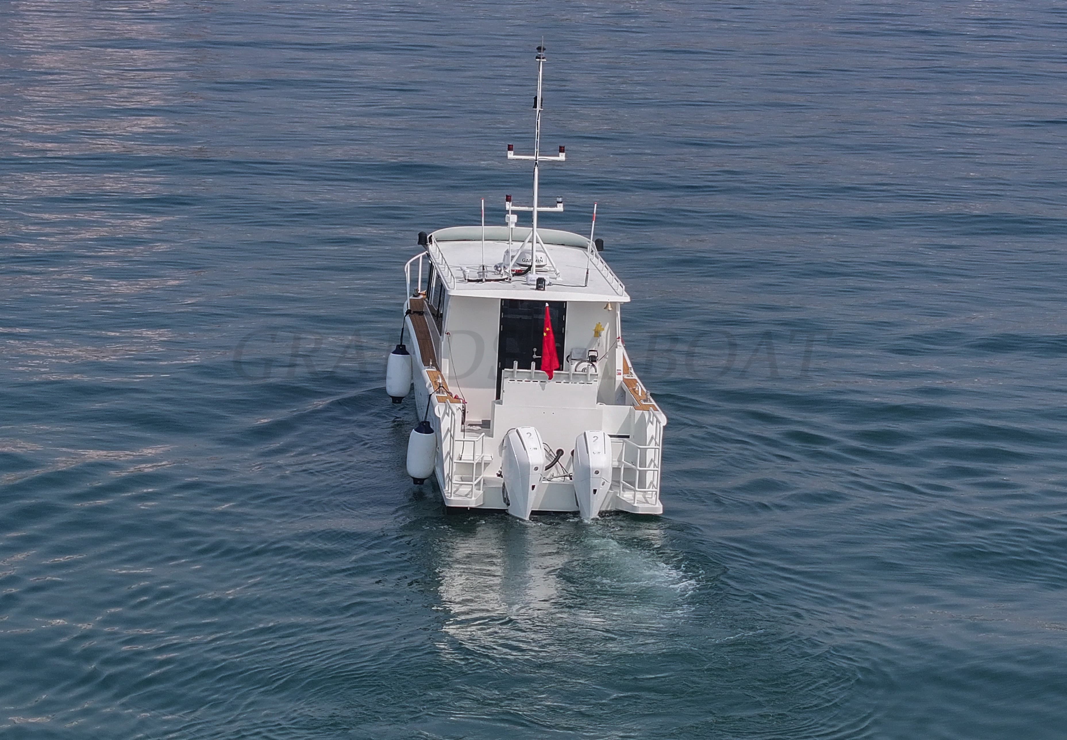 Grandsea 14.53m 铝制最佳休闲钓鱼船 全舱巡航运动型环绕式钓鱼船出售