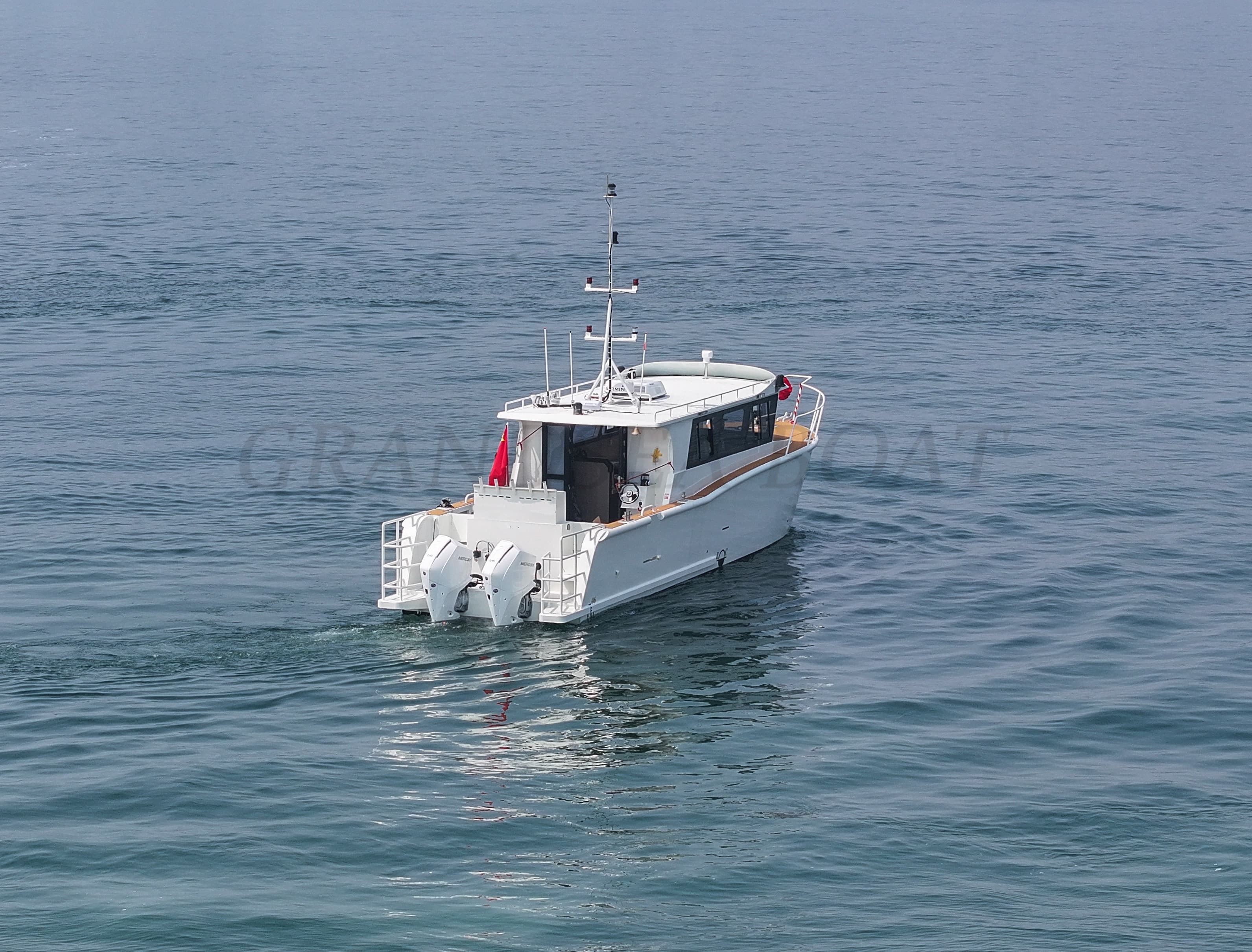 Grandsea 14.53m 铝制最佳休闲钓鱼船 全舱巡航运动型环绕式钓鱼船出售