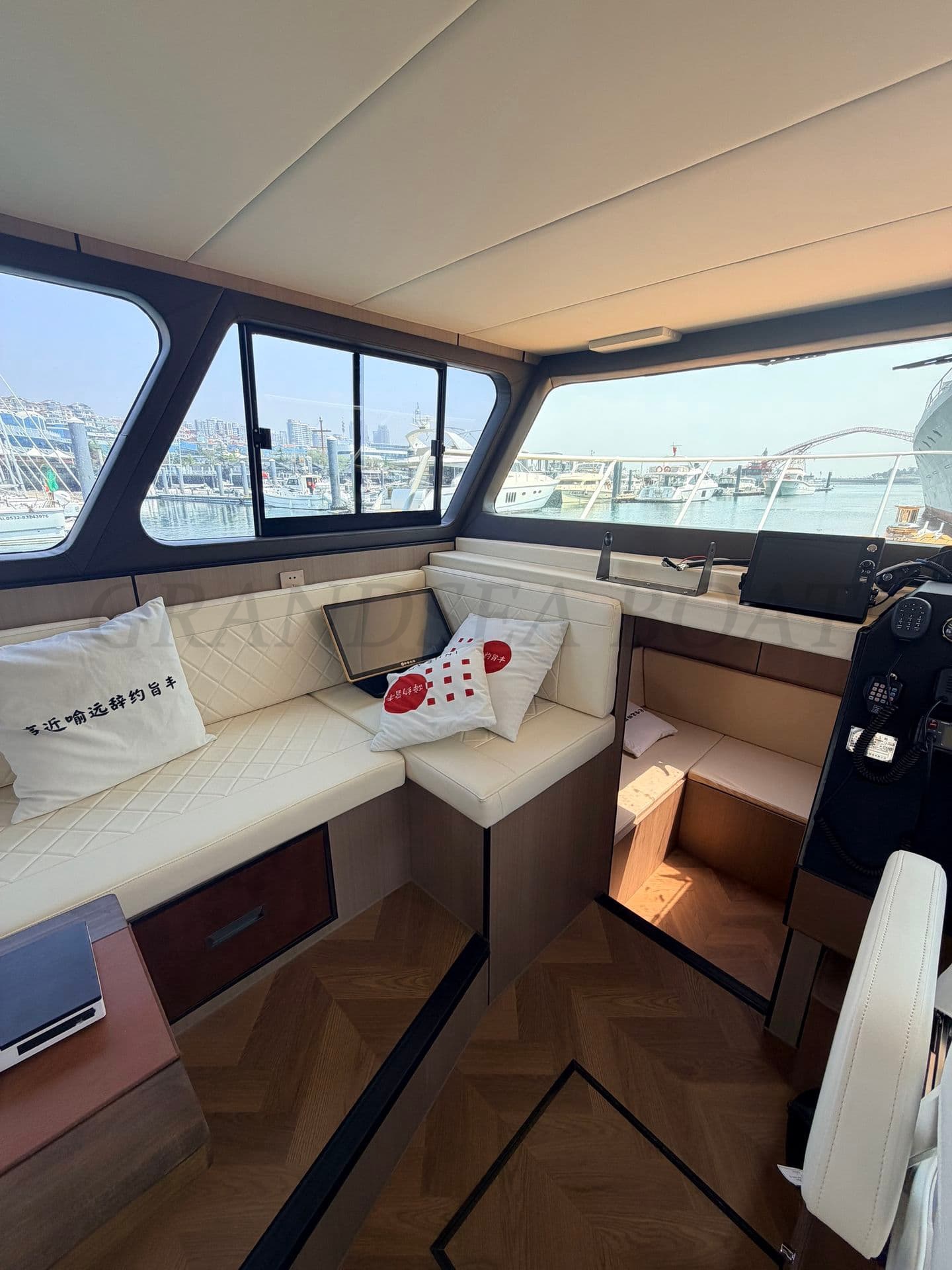 Grandsea 14.53m 铝制最佳休闲钓鱼船 全舱巡航运动型环绕式钓鱼船出售