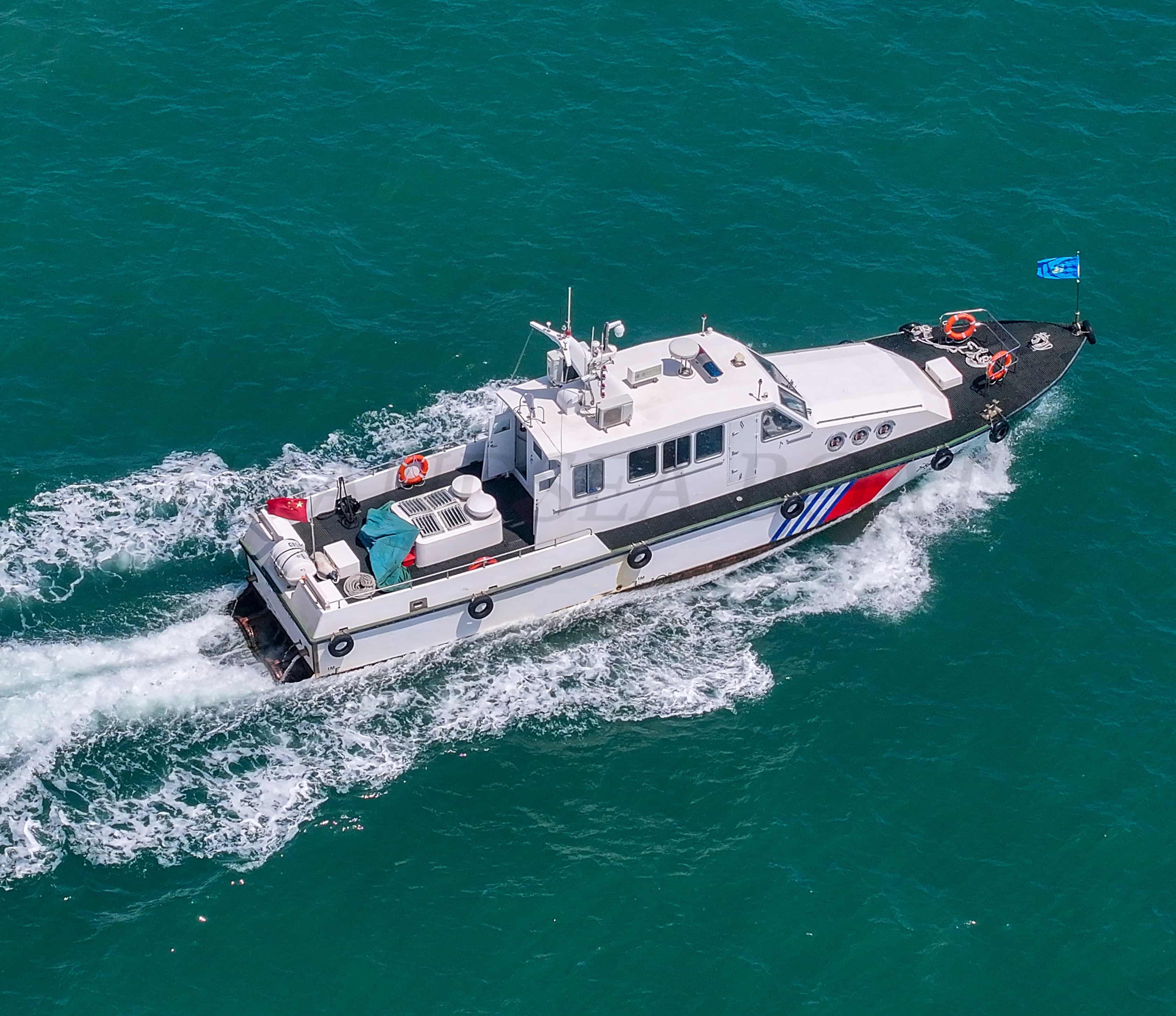Grandsea 18米单体玻璃钢渔船和警用巡逻艇出售