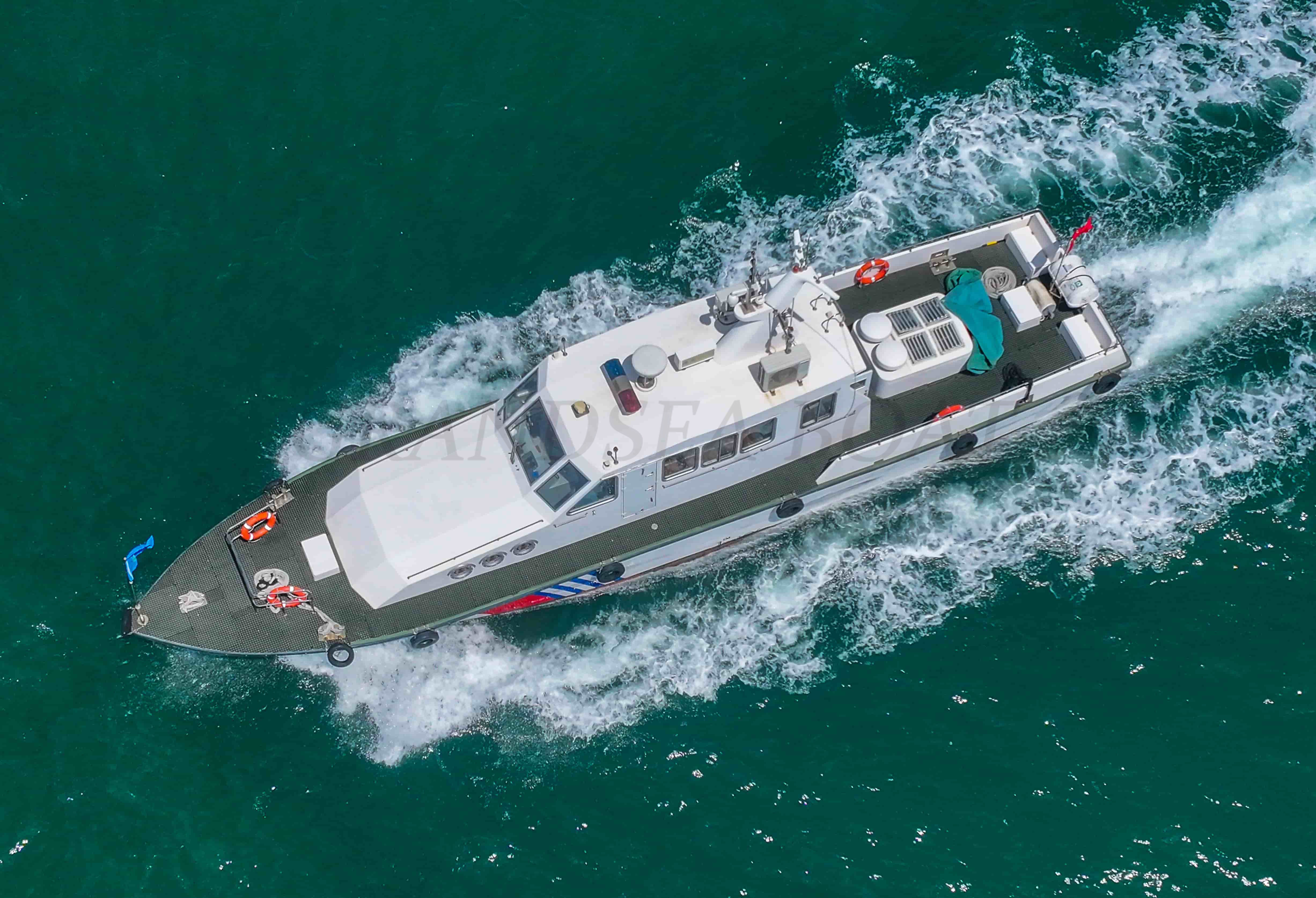Grandsea 18米单体玻璃钢渔船和警用巡逻艇出售