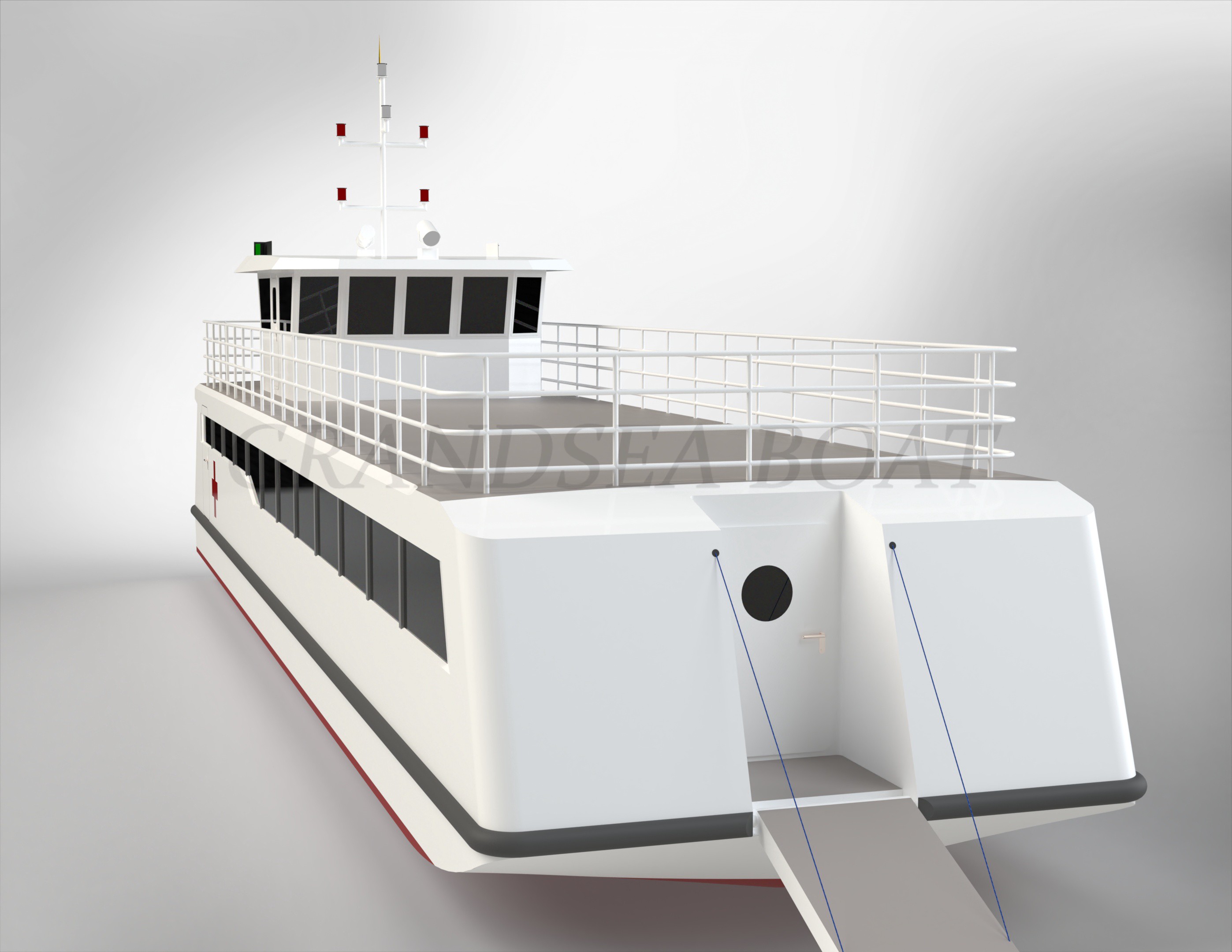 Grandsea 25m 铝制医疗艇 救护艇 浮动医院艇 出售