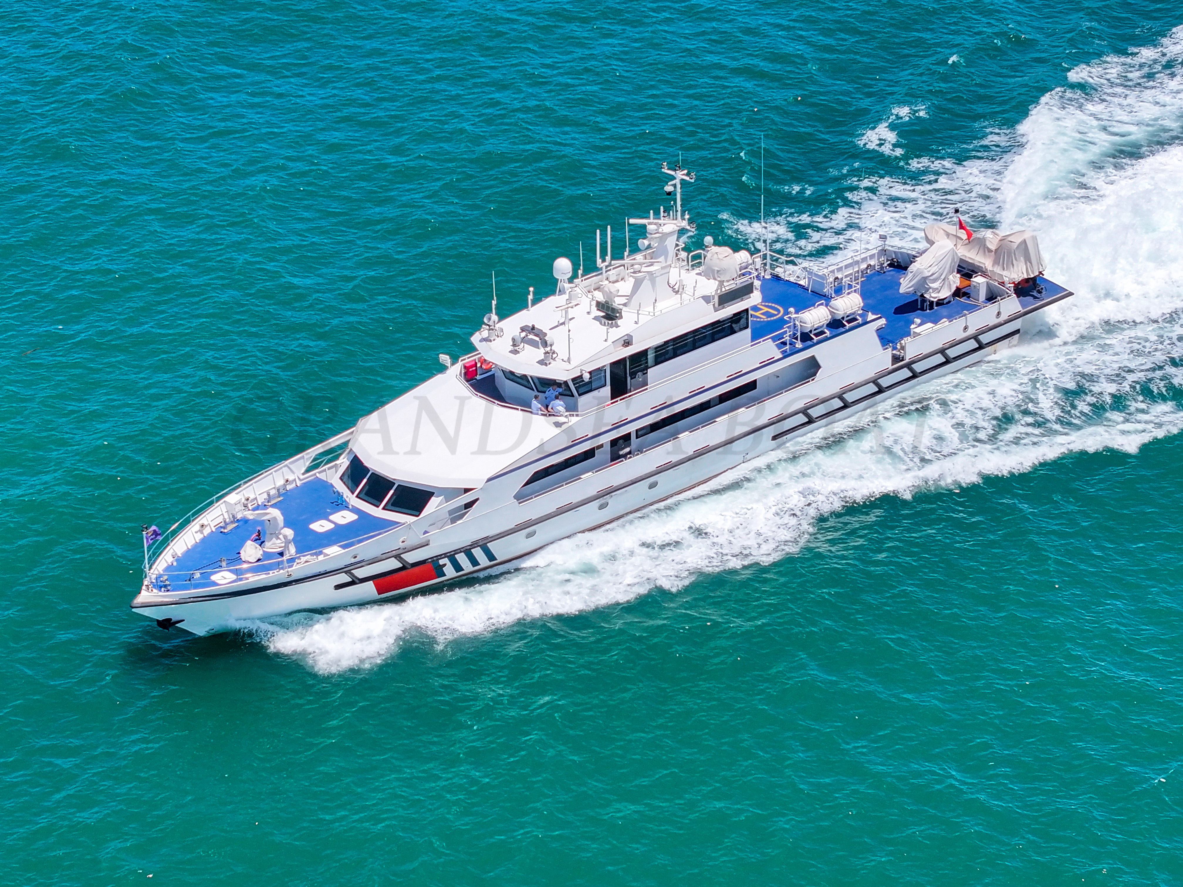 Grandsea 长度 27m 铝制警用艇 海岸警卫艇出售 