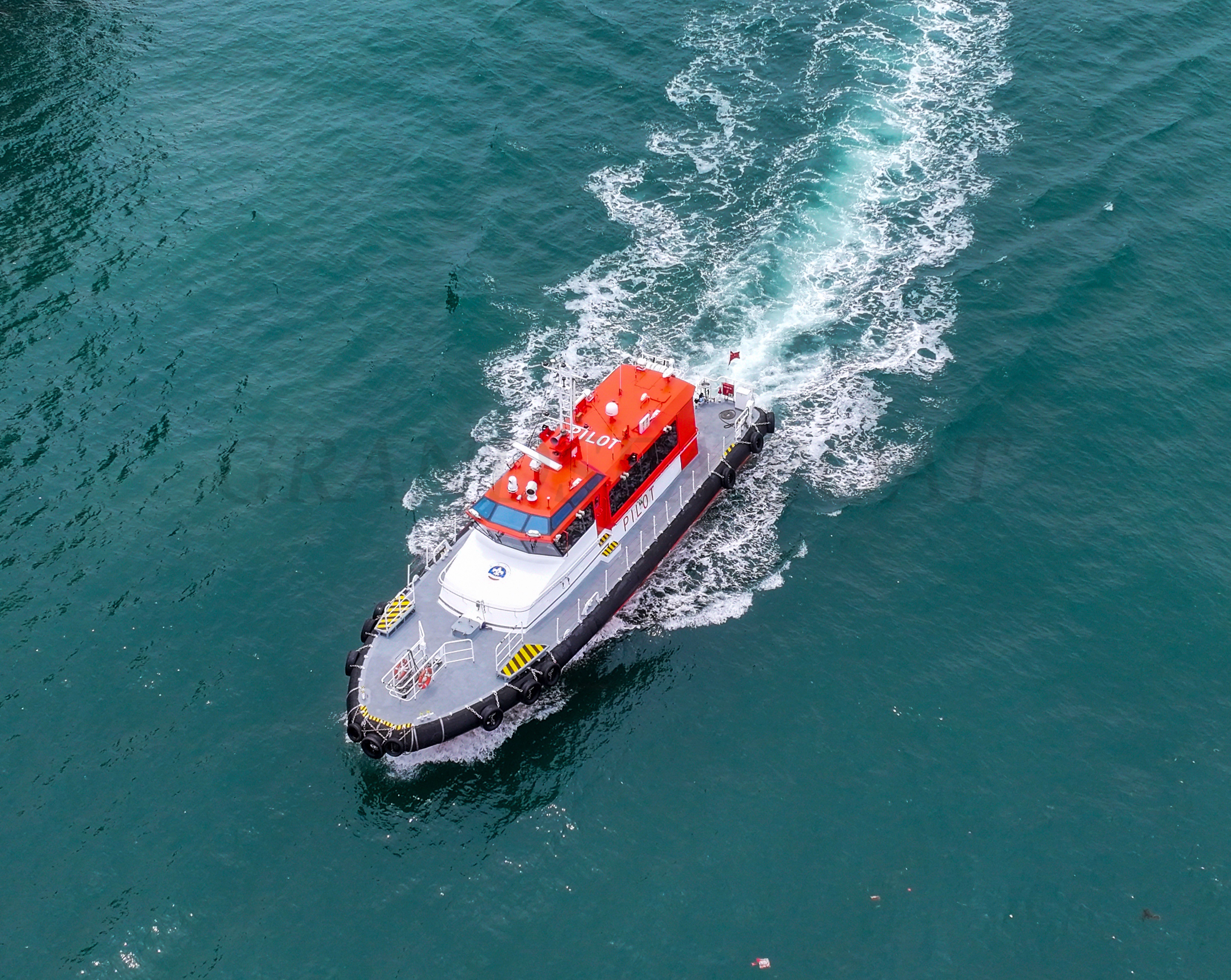 Grandsea 21.9m 铝制引航船巡逻艇出售，适用于恶劣海况