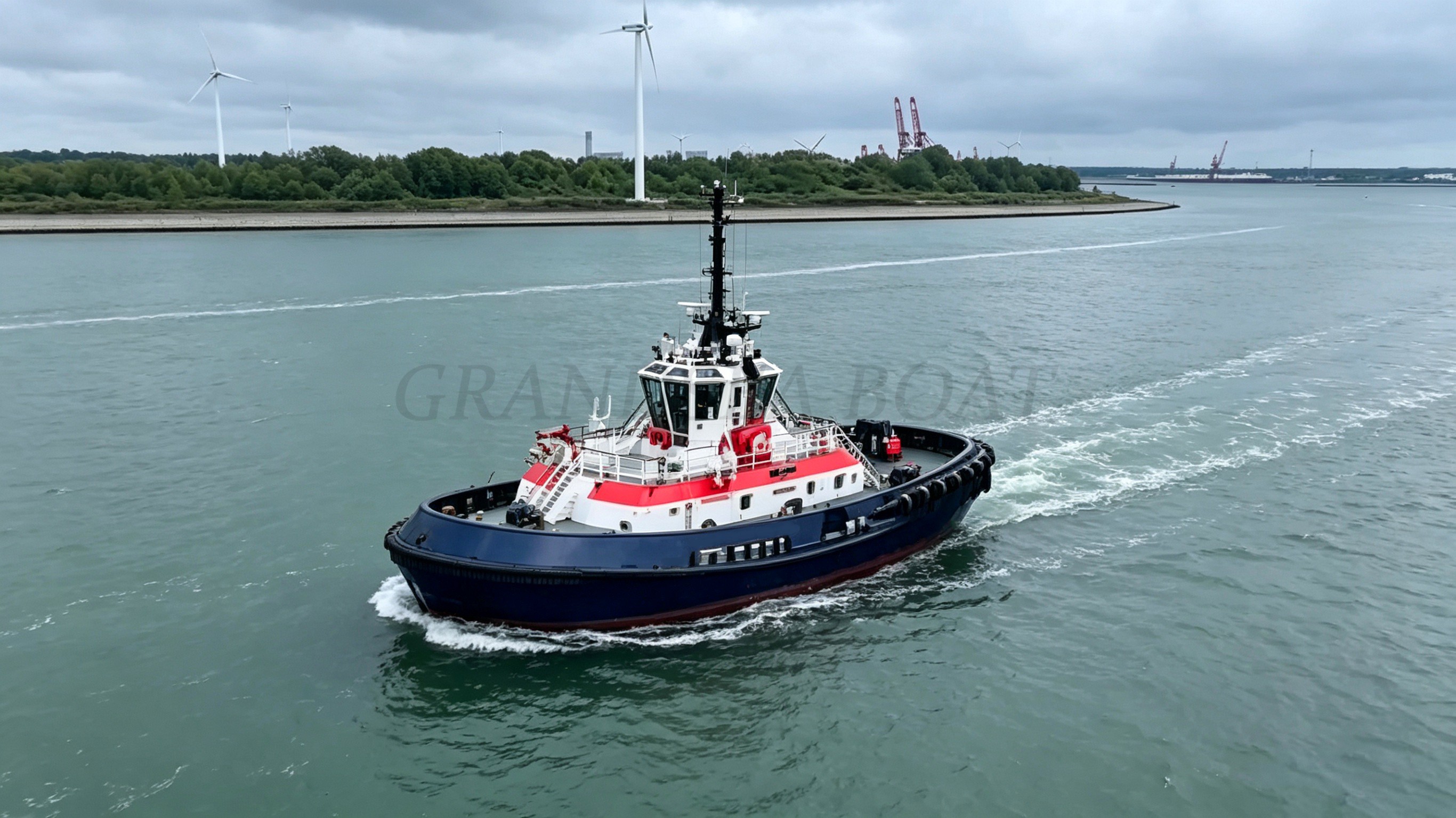 Grandsea 28m 3200hp 42t系柱拉力拖船 ASD拖船出售