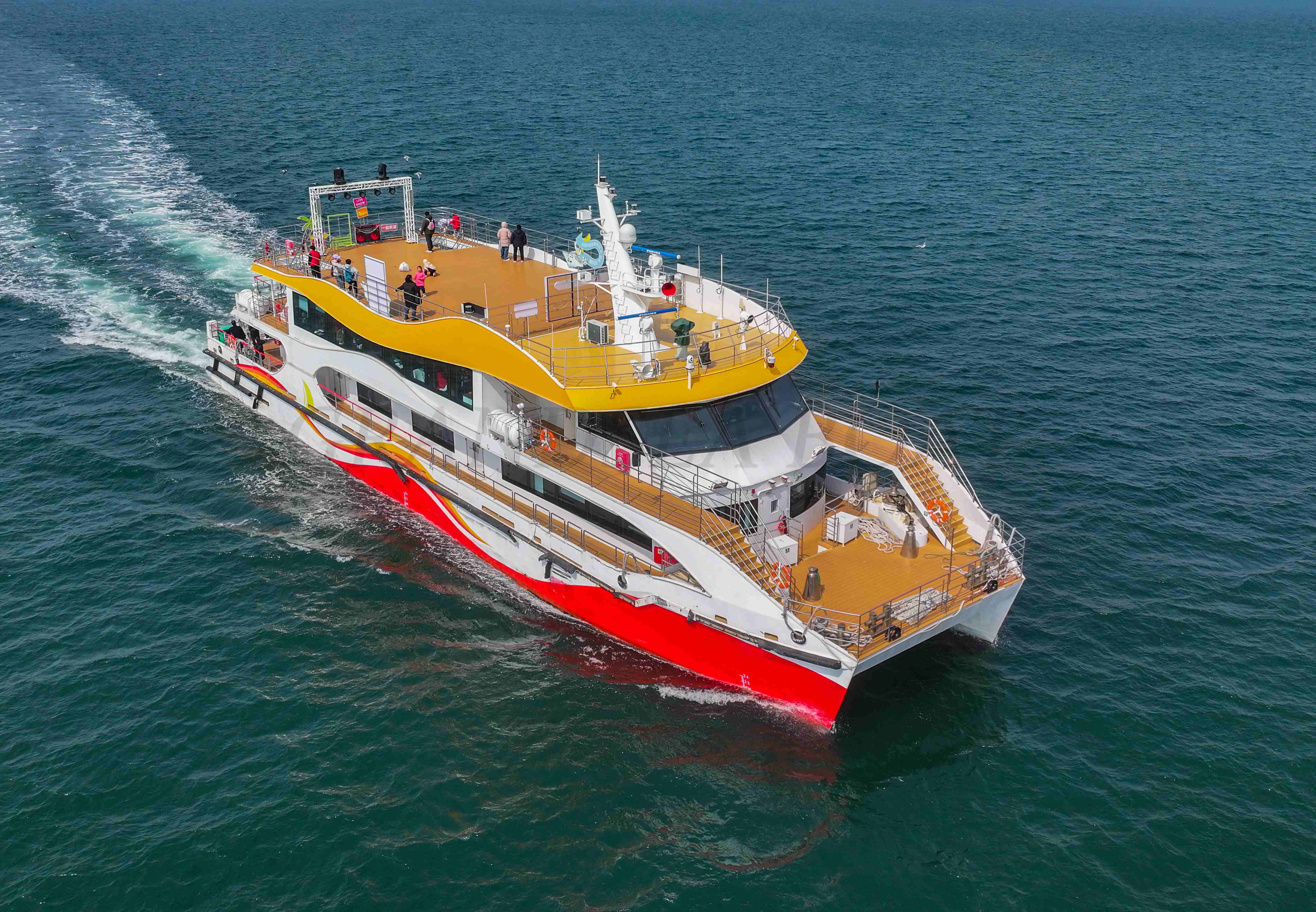 Grandsea 35米200座铝合金派对船、晚餐观光游船，旅游船现货出售