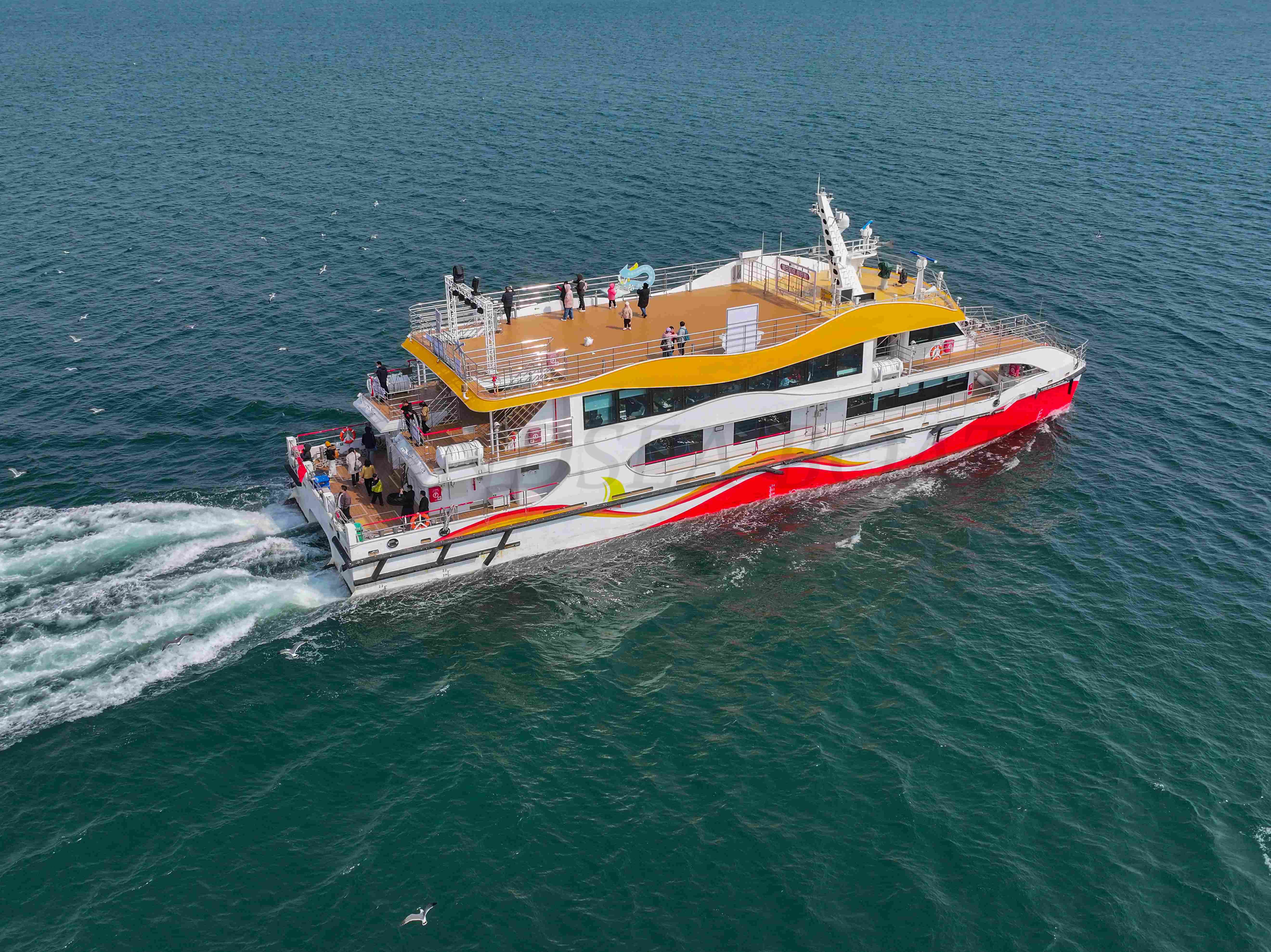 Grandsea 35米200座铝合金派对船、晚餐观光游船，旅游船现货出售