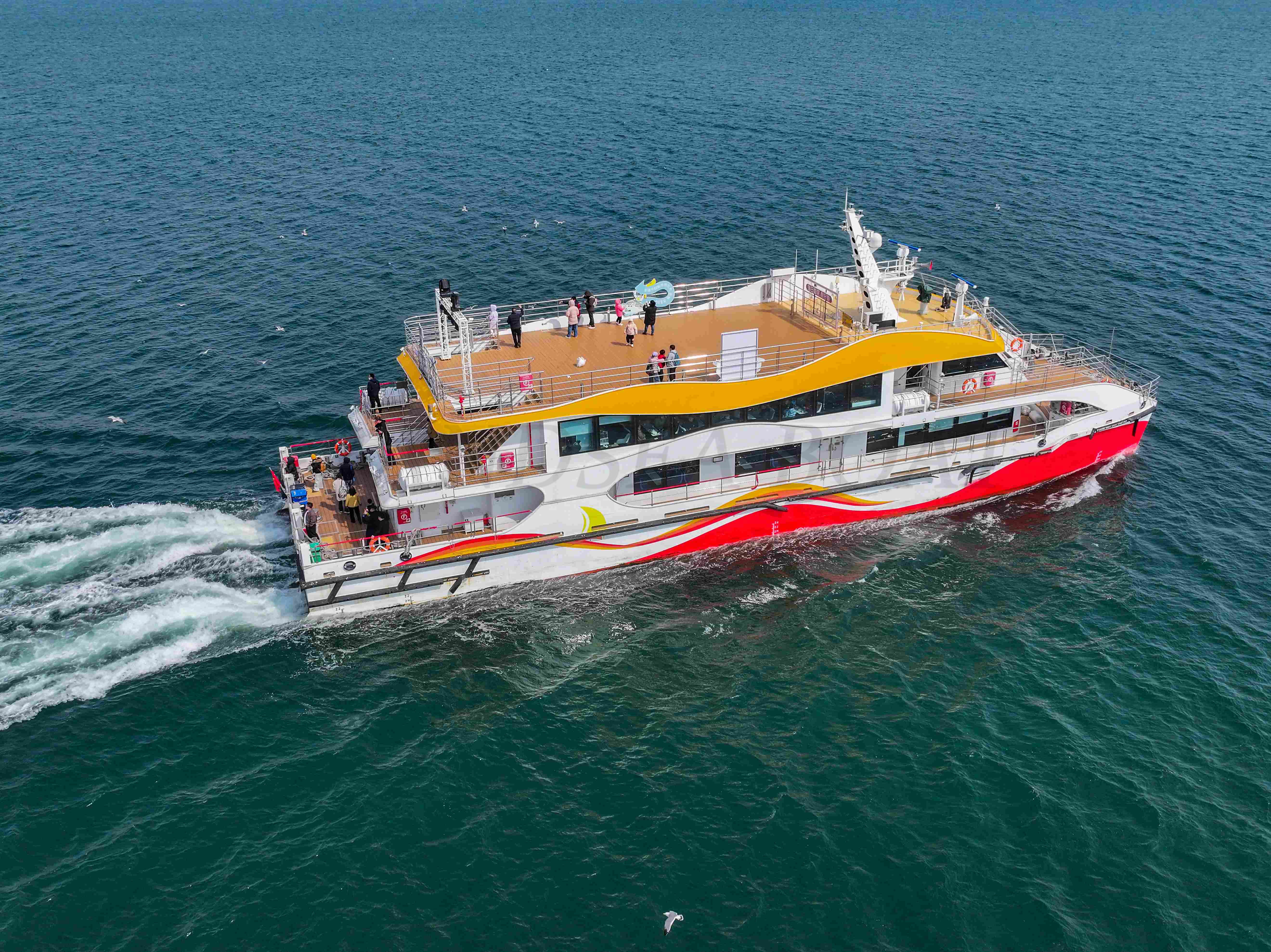 Grandsea 35米200座铝合金派对船、晚餐观光游船，旅游船现货出售
