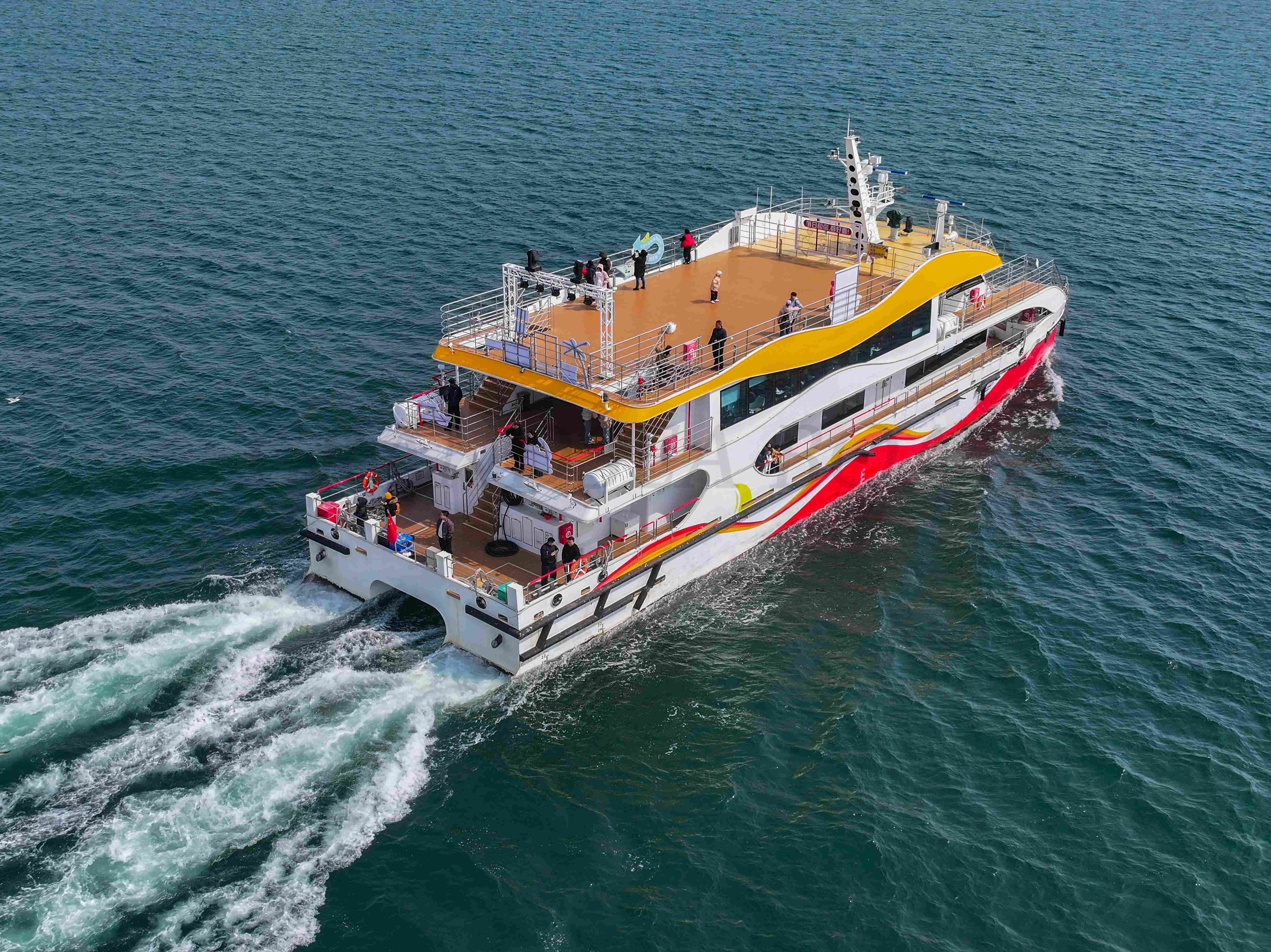 Grandsea 35米200座铝合金派对船、晚餐观光游船，旅游船现货出售