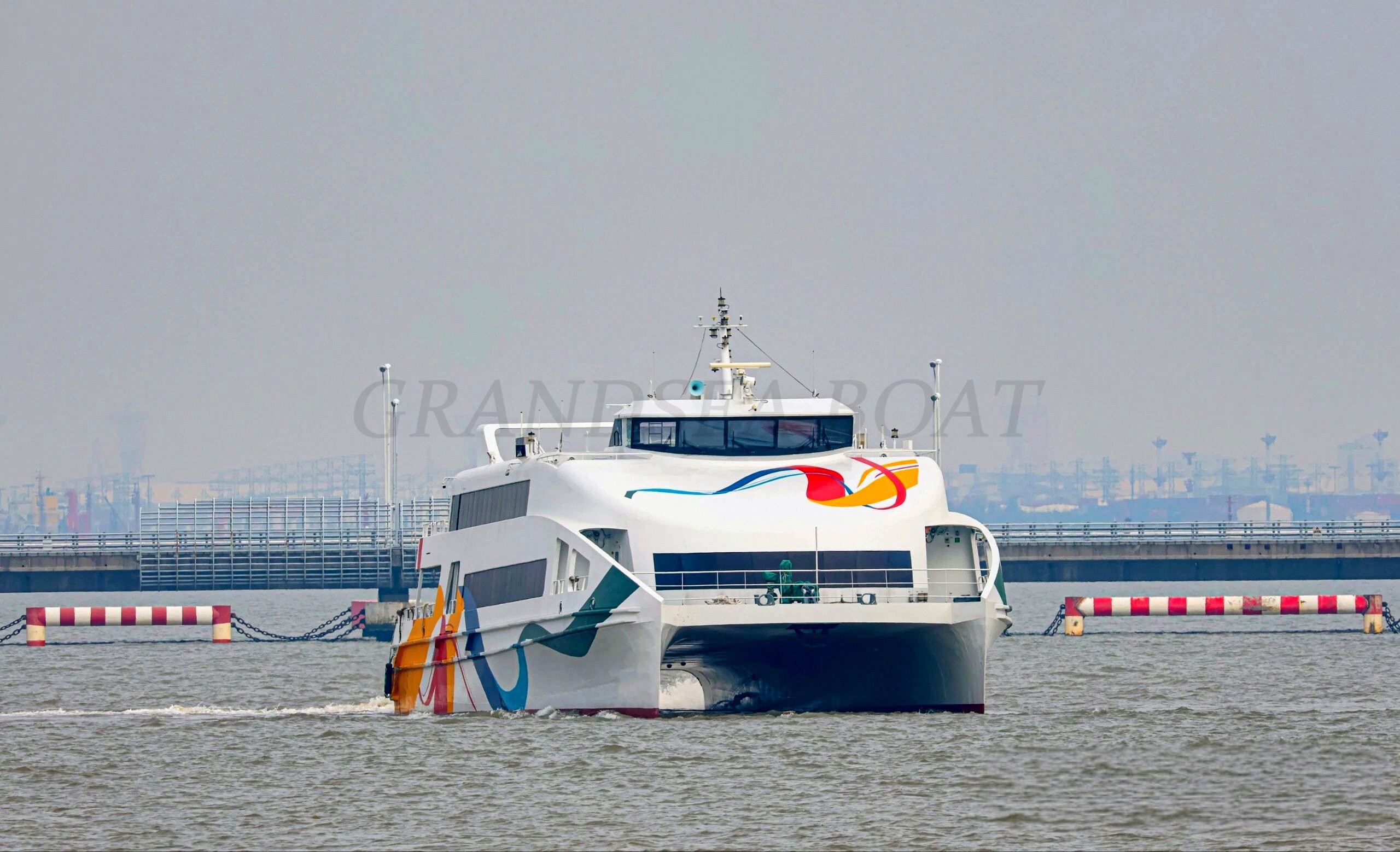 Grandsea 45米铝合金双体船，500座客轮、远洋班轮、双体客船出售