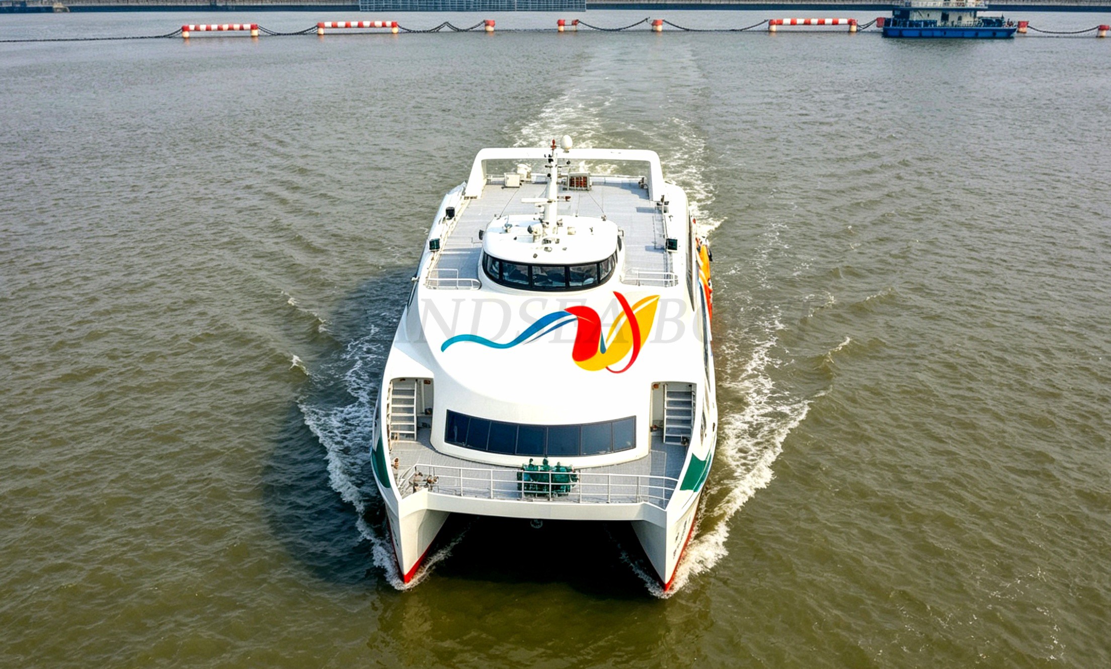Grandsea 45米铝合金双体船，500座客轮、远洋班轮、双体客船出售