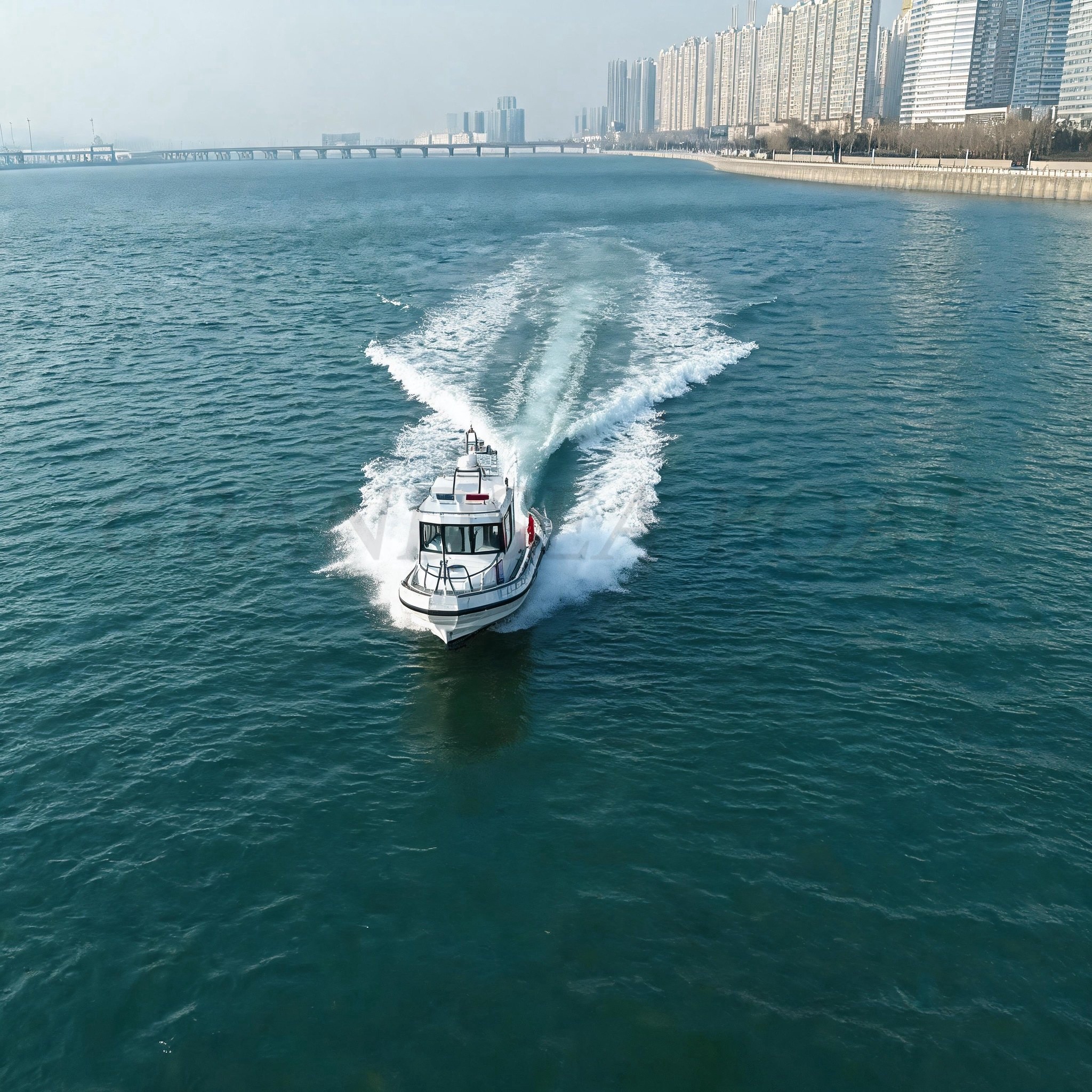 Grandsea 7.6m铝制高速巡逻艇 铝制军用艇 警用艇