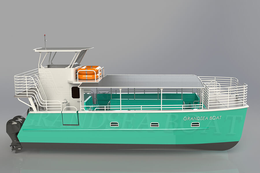 Grandsea 11.6m 铝制双体船观光潜水客船