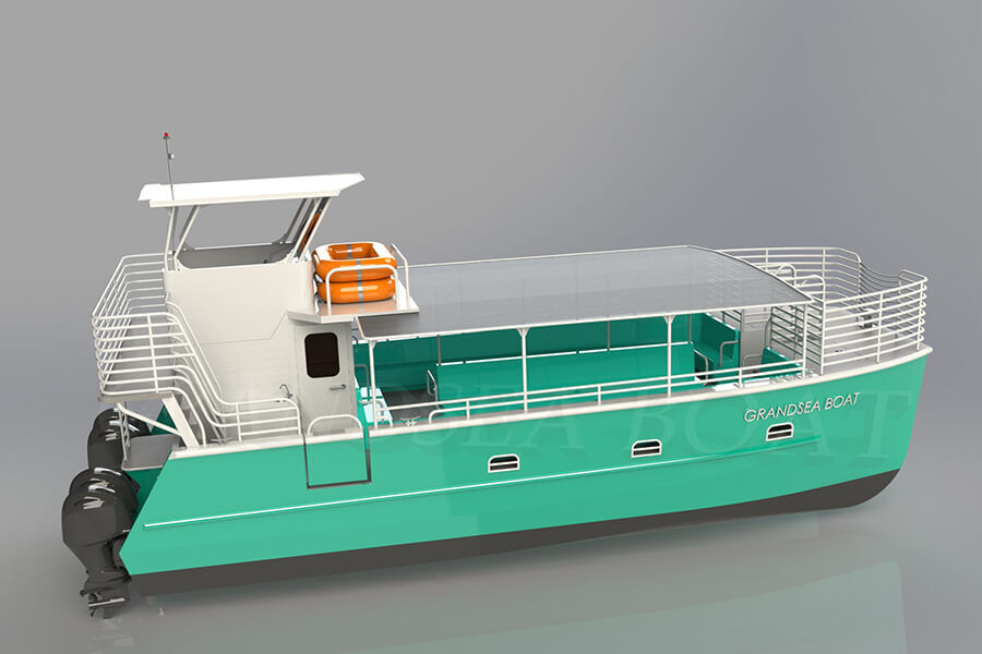 Grandsea 11.6m 铝制双体船观光潜水客船