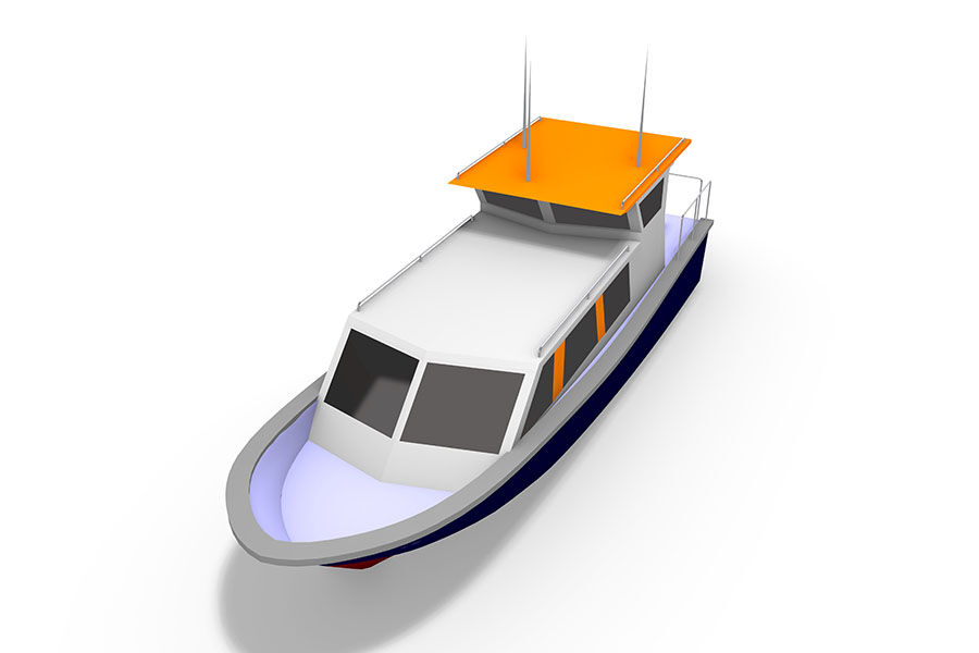 出售 42 英尺 30 人铝制客运渡轮