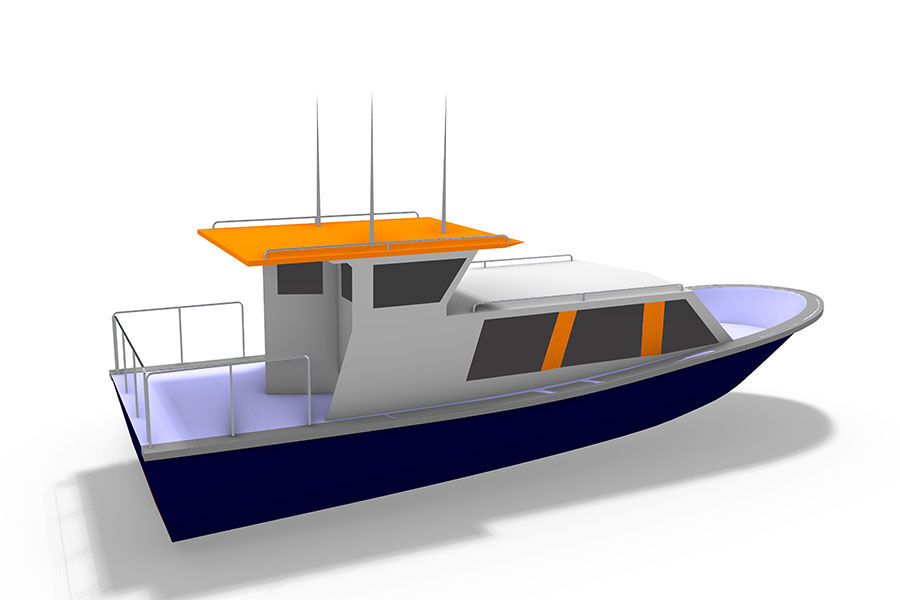 出售 42 英尺 30 人铝制客运渡轮