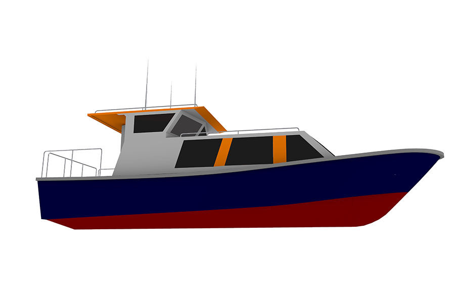 出售 42 英尺 30 人铝制客运渡轮