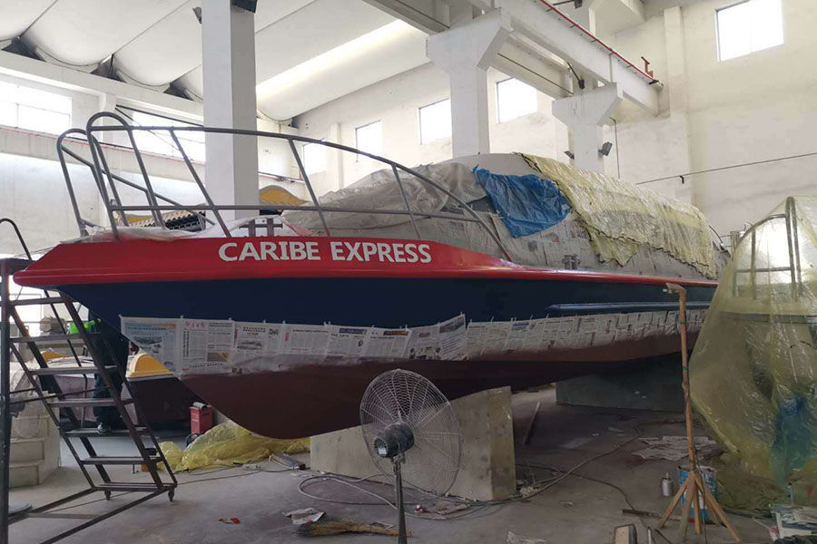 出售 45 人铝制快速客运渡轮喷射船