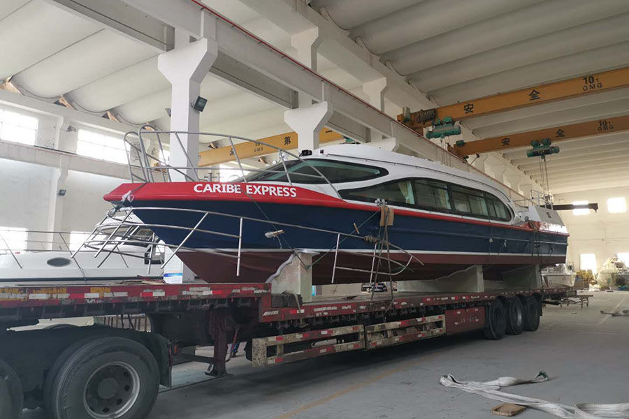 45 Persons Aluminum Fast Passenger Ferry Jet Boats for Sale