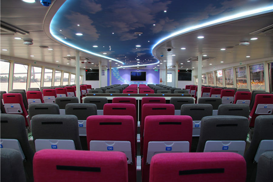 中国 28m 铝制双体船建造者 180 客渡船出售