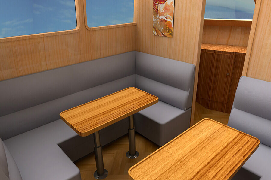 出售 Grandsea 40 英尺玻璃纤维海军上将仪式工艺船