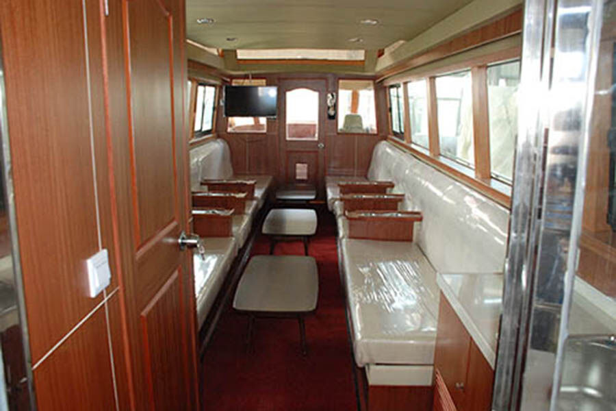 出售 Grandsea 13.8m/32seats 玻璃纤维舷外发动机高速客船