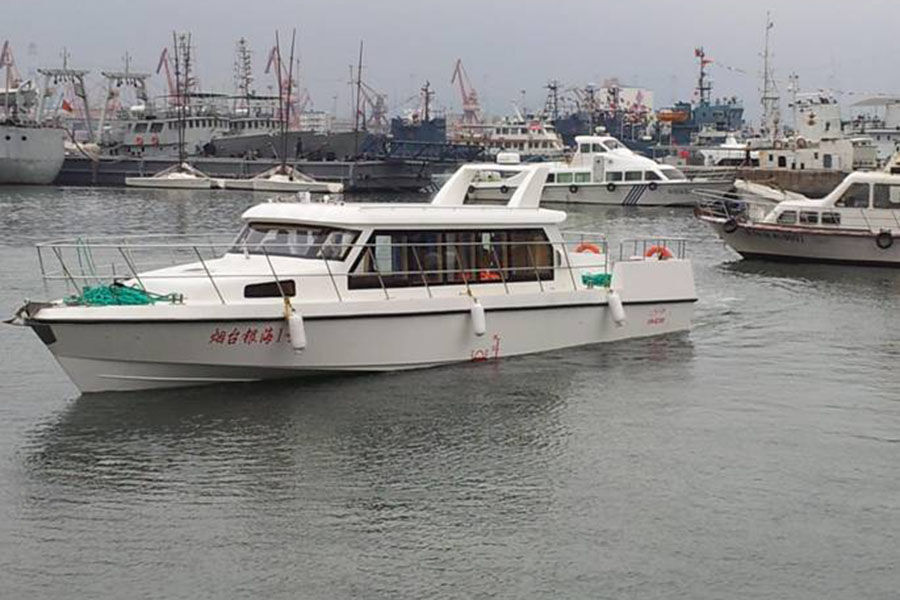 16.8m 40 persons fiberglass passenger crew boats for sale