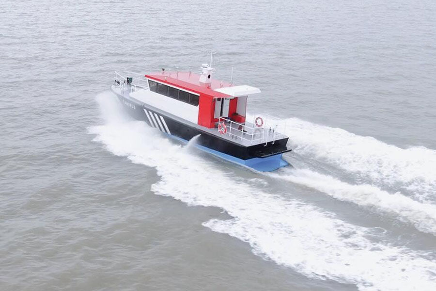 中国 17m 钢壳 40seater 乘客船员转运船出售