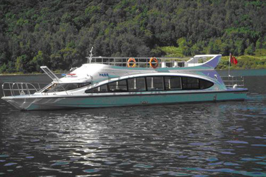 出售 Grandsea 18m 60 Perons 玻璃纤维观光出租车渡船