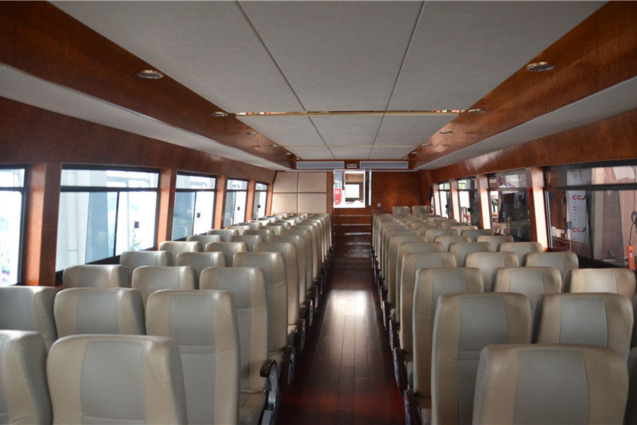 China 25m FRP Day Commercial 120 Passenger Ferry Boat for Sale