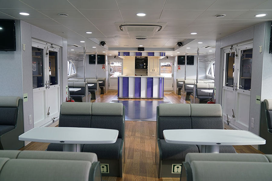 35m 200perons Aluminum Hull Fast Passenger Ferry Boat for Sale