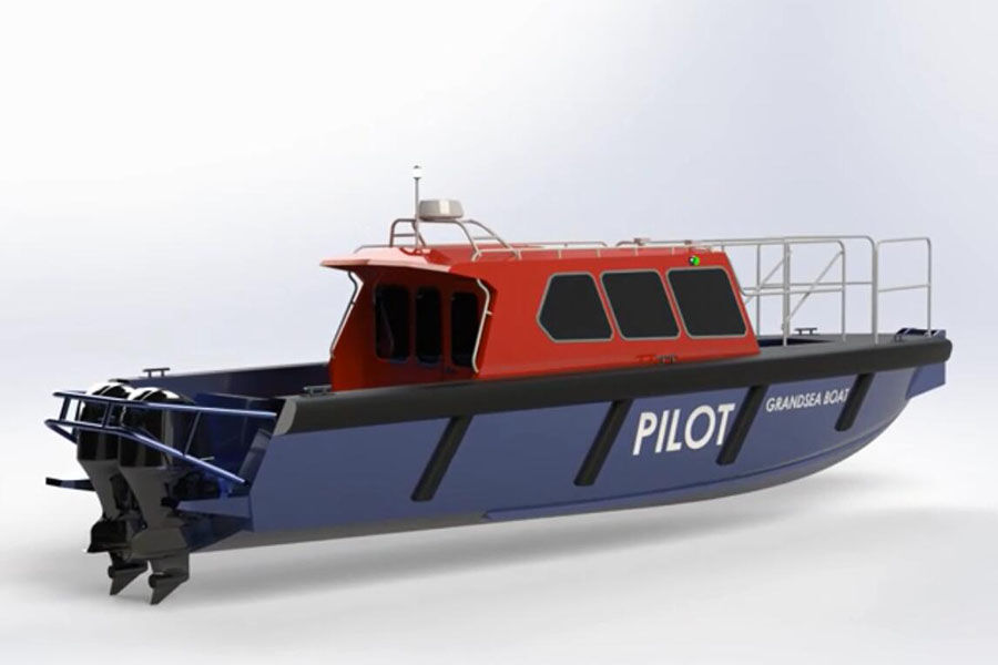 Grandsea 中国制造 11.6m 廉价铝制海洋领航船出售