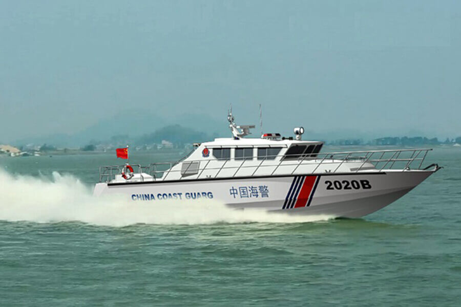 出售 Grandsea 21m 铝制高速海岸警卫队巡逻艇