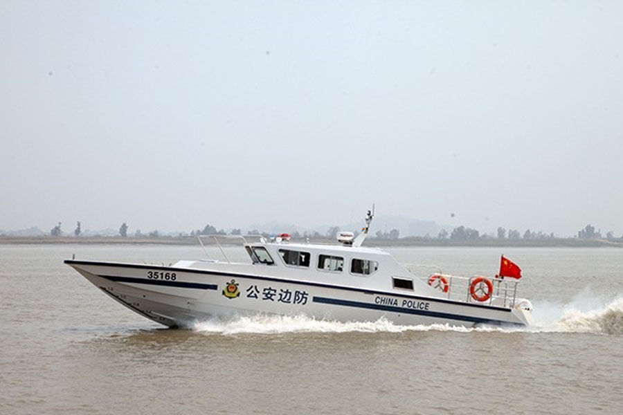 出售 Grandsea 15m FRP 近海海岸警卫队军事巡逻艇快河警船