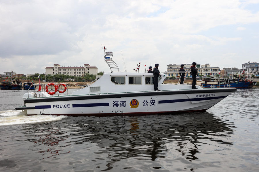 Grandsea 15m FRP Offshore Coast Guard Military Patrol Boat  Fast River Police Boat for sale