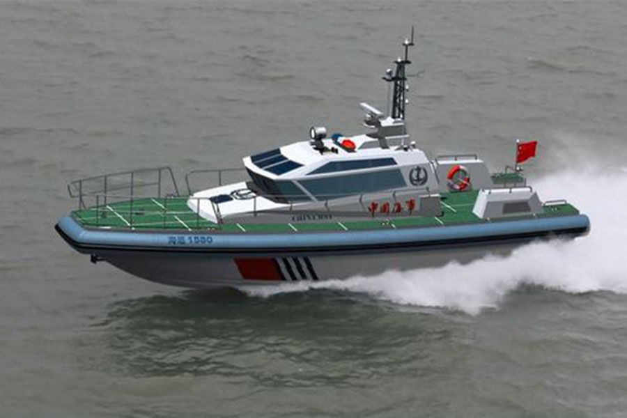 出售 Grandsea 16m 海岸警卫队 FRP 军用近海巡逻艇