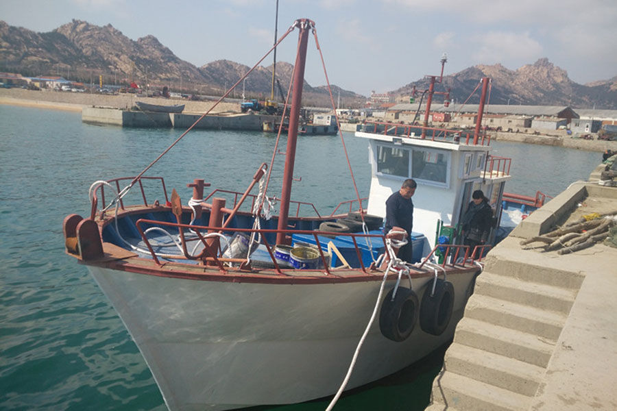 出售 13.6m 玻璃纤维商用拖网渔船