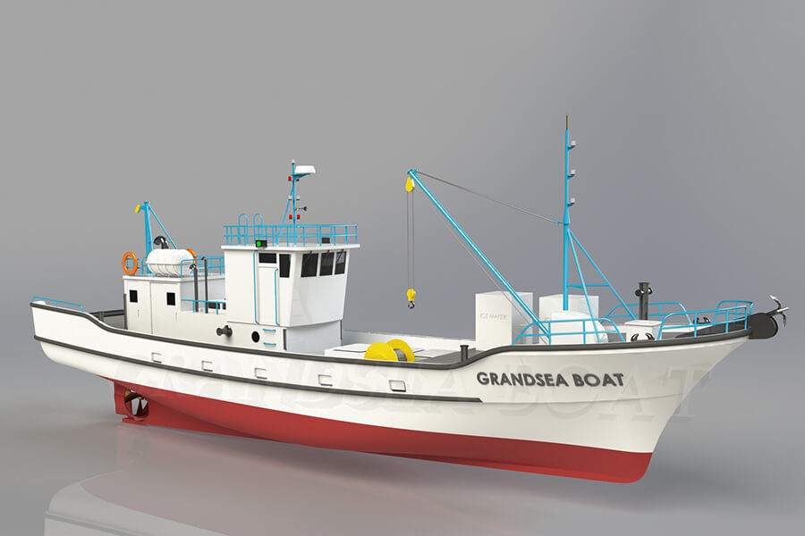 21.3m FRP Commercial Tuna Longline Fishing Boat  for Sale