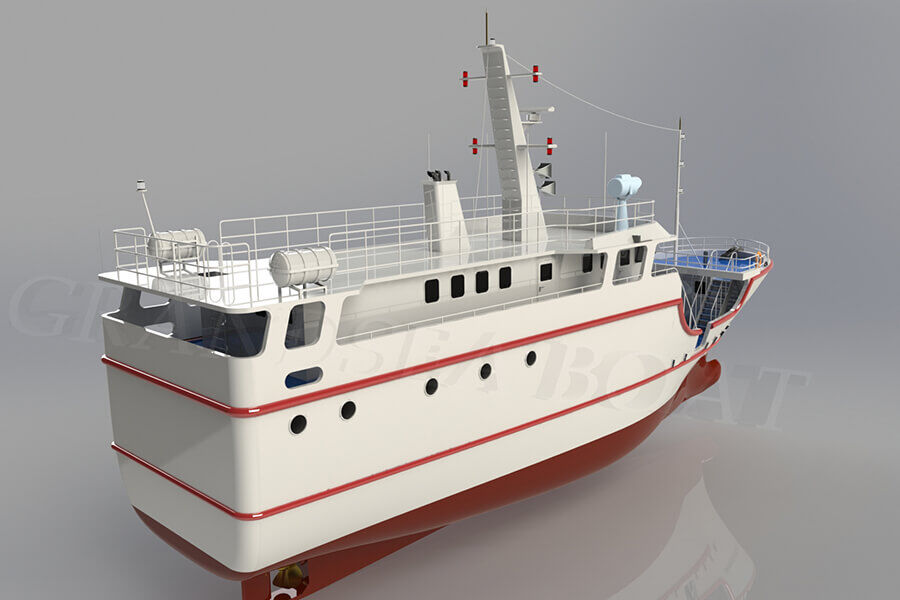 出售 Grandsea 26m FRP 商用延绳钓渔船