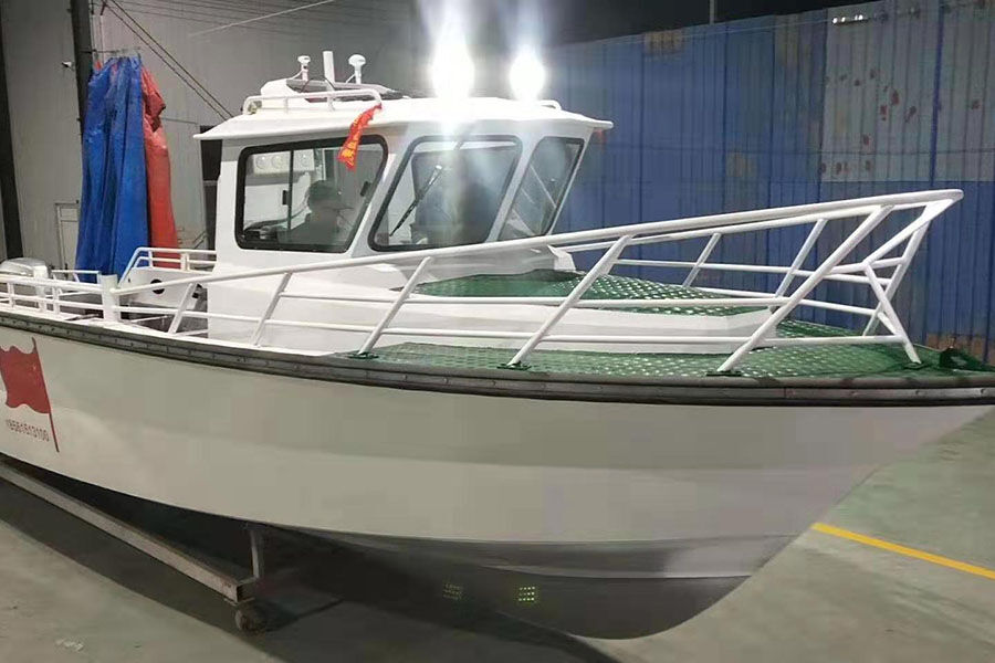 出售 32 英尺铝制海洋养殖用水产养殖工作船