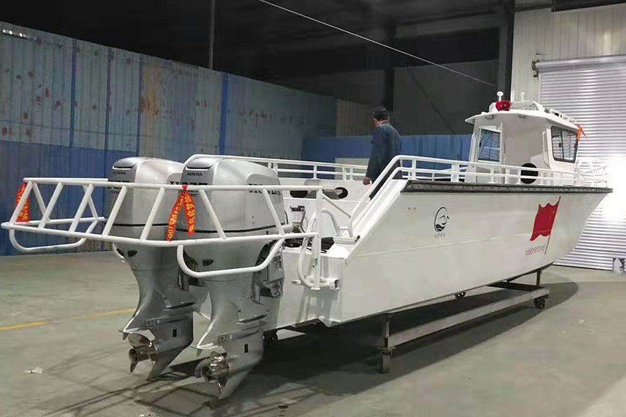 出售 32 英尺铝制海洋养殖用水产养殖工作船