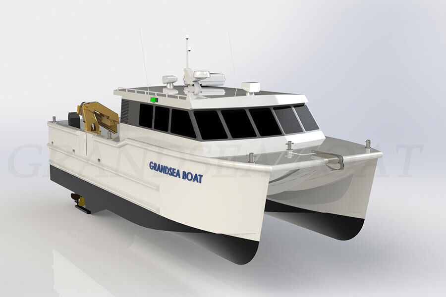 12m Aluminum Catamaran Work  and Utility Boats for sale