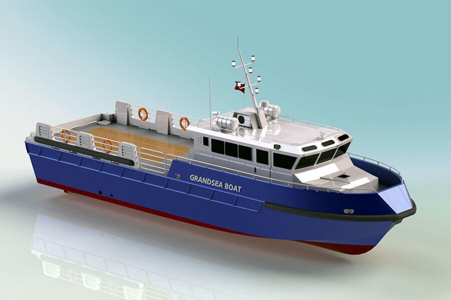 出售 Grandsea 22m 铝制海上供应船/船员船/工作船