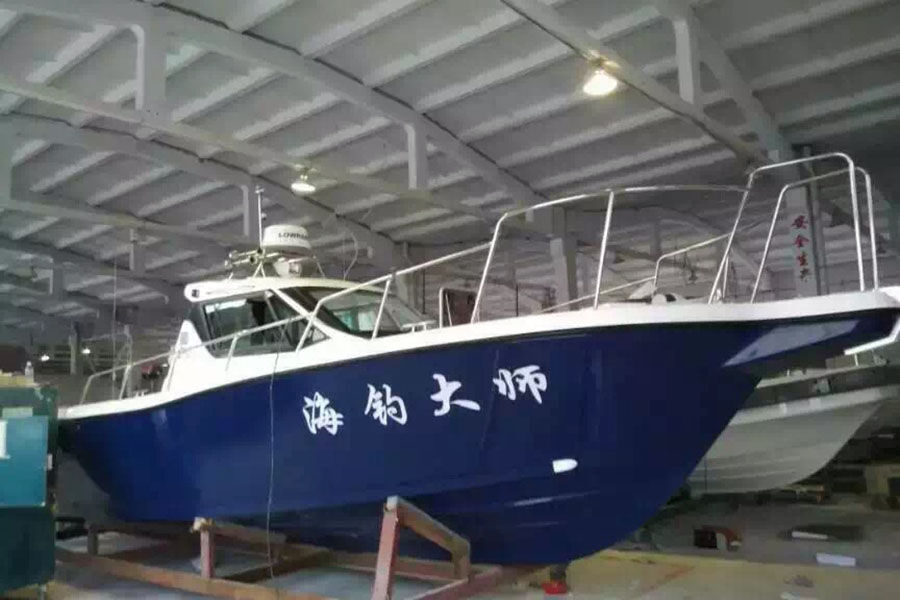 32英尺速度客舱专业玻璃纤维渔船出售