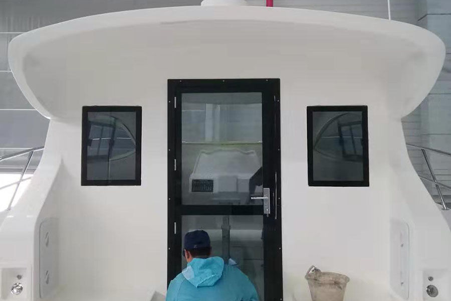 Grandsea 35 英尺玻璃纤维双体船舱钓鱼船出售