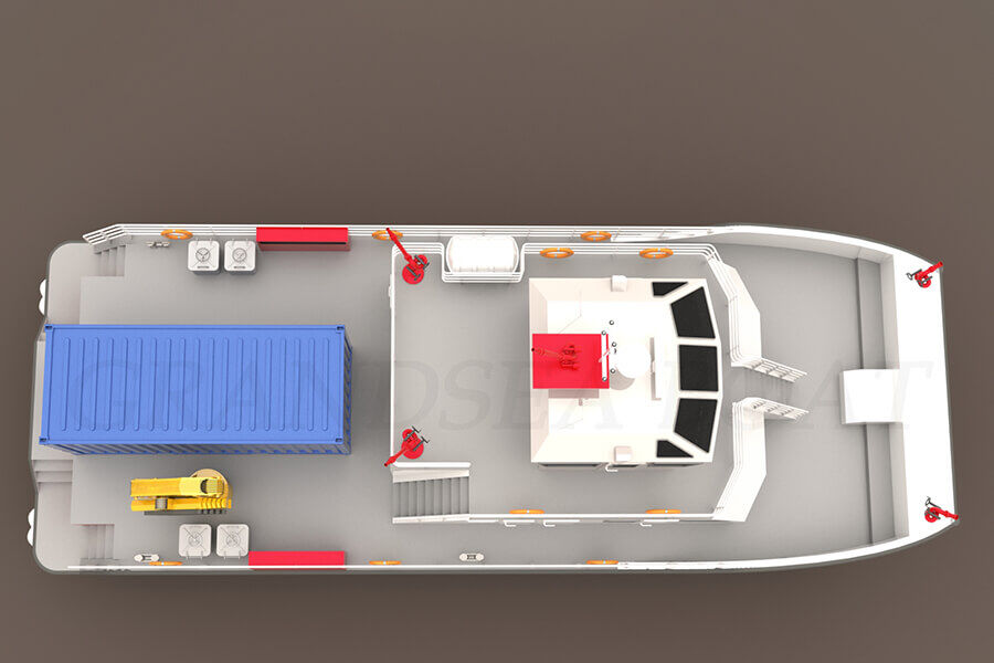 Grandsea 20m 铝合金双体船消防船 