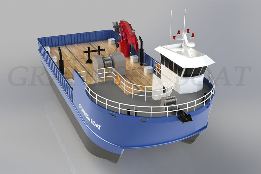 出售 Grandsea 22m Steel River and Sea Offshore Research and Survey Boat