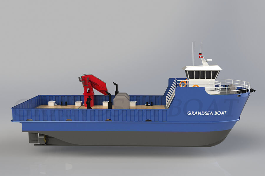 出售 Grandsea 22m Steel River and Sea Offshore Research and Survey Boat